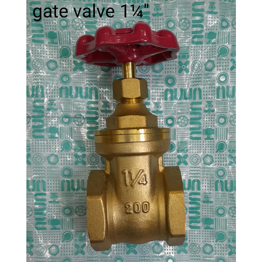 Gate Valve 1 1/4&quot; Merk UNNU