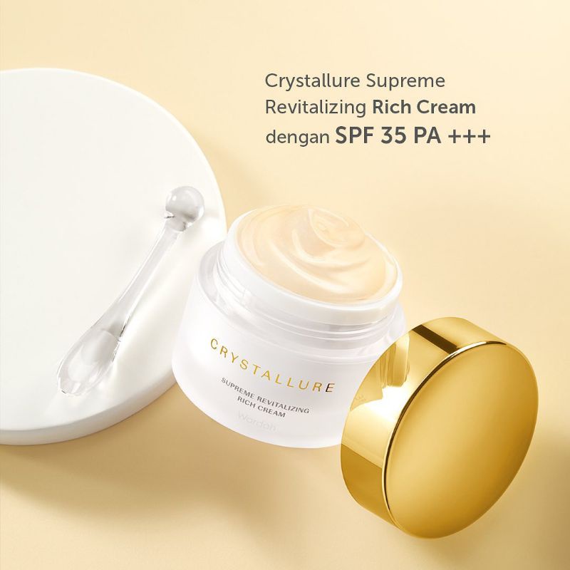 CRYSTALLURE SUPREME REVITALIZING RICH CREAM SPF 35 PA+++ / DAY CREAM CRYSTAKLURE