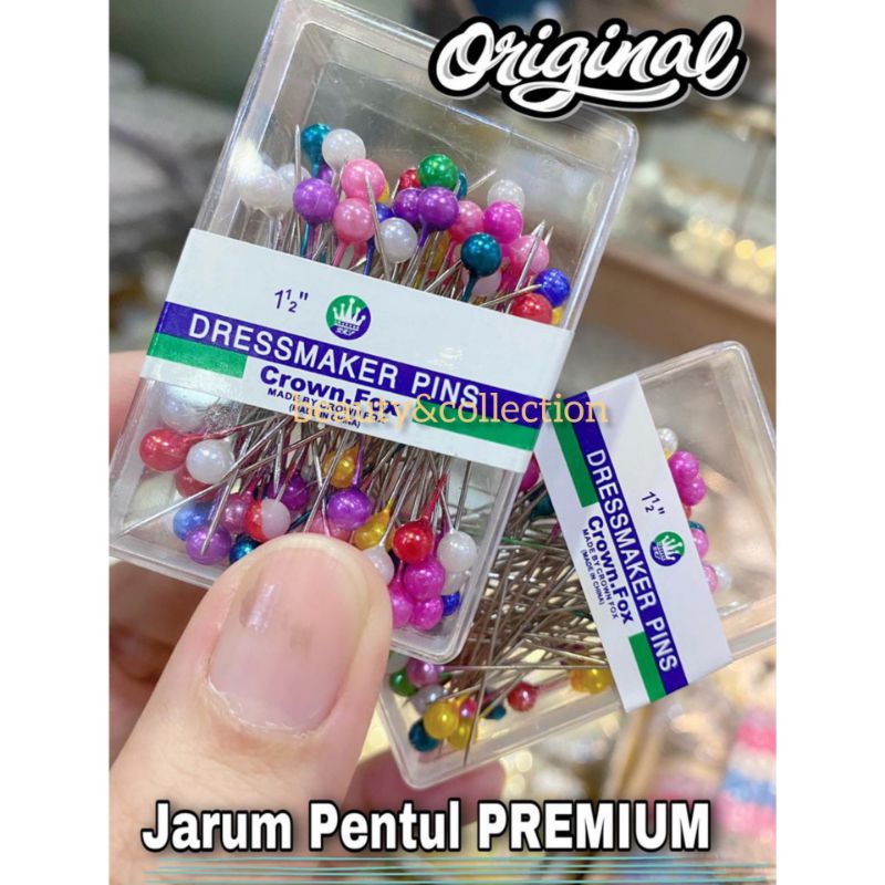 (100pcs) BC JARUM PENTUL HIJAB STAINLESS PREMIUM IMPORT ISI 100PCS