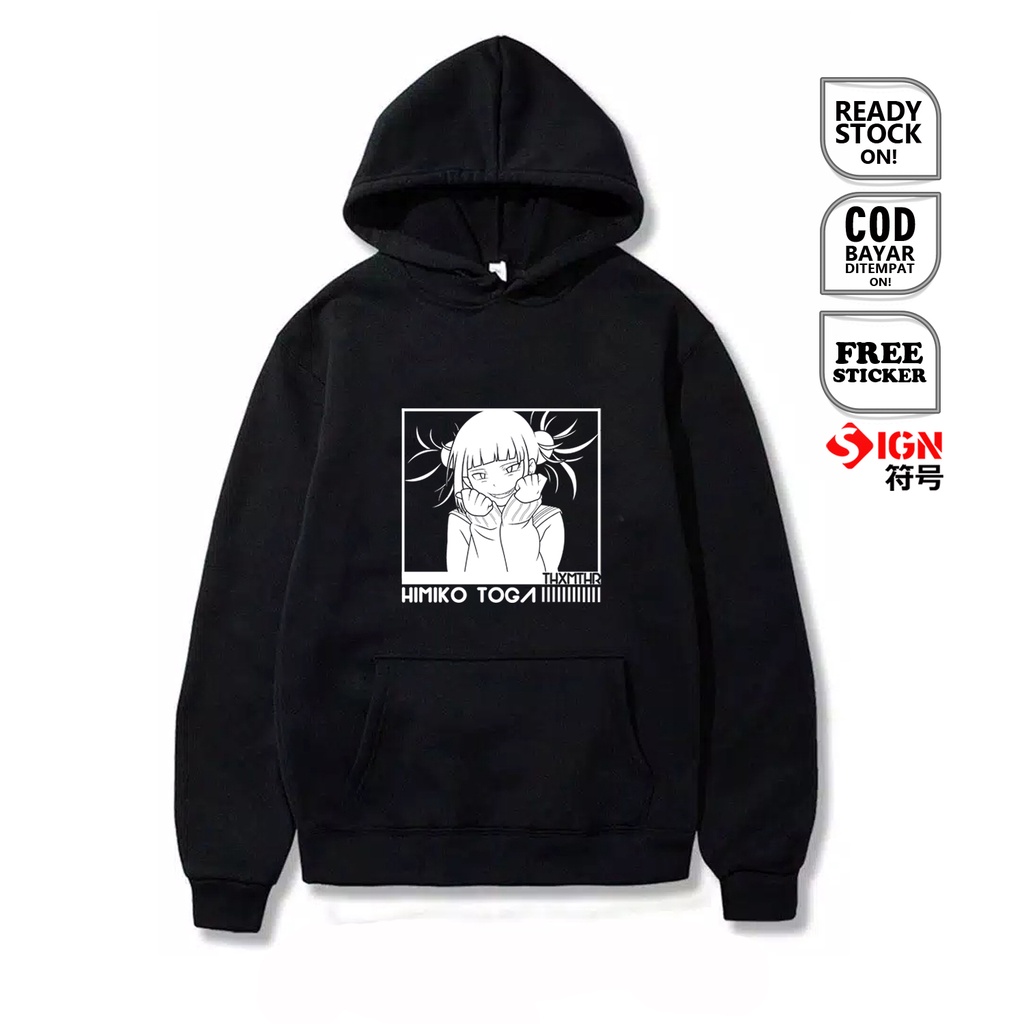 HOODIE ANIME MANGA HIMIKO TOGA WAIFU MY HERO ACADEMIA DEKU OTAKU WIBU IZUKU OBORO DABI KUROGIRI SIGN