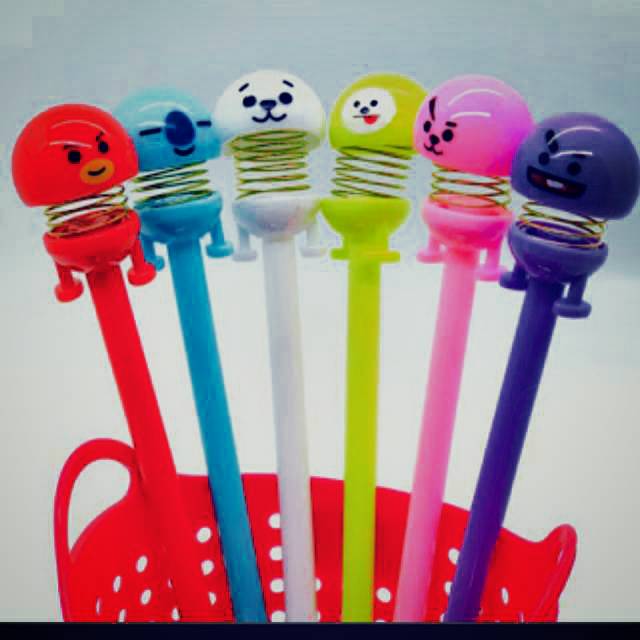 

Gel Pen PER Pegas Karakter / Pulpen/ Bolpen BT21