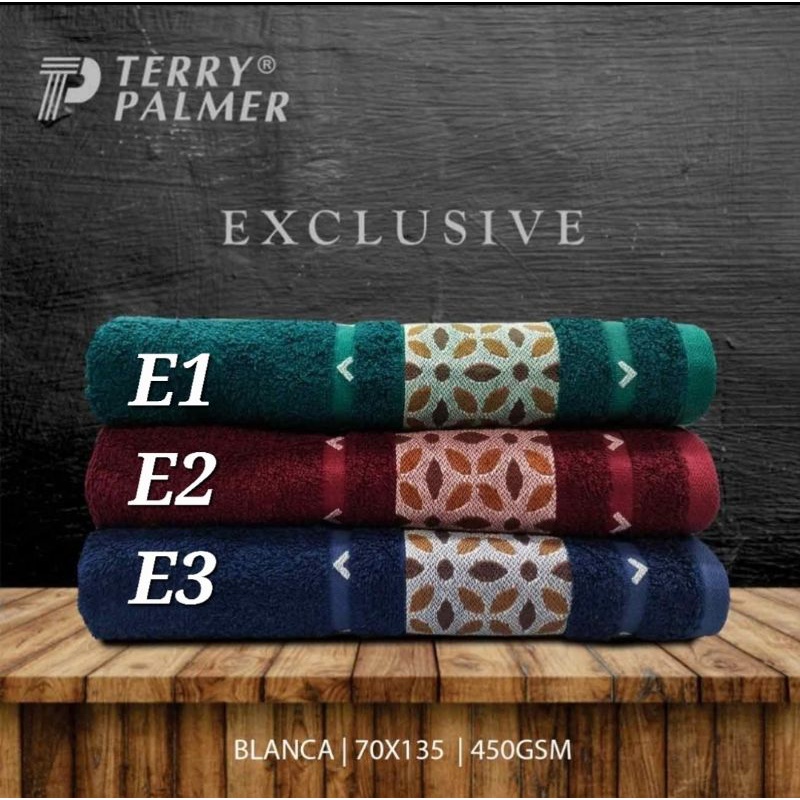 Handuk Terry Palmer Motif EXCLUSIVE 70x140 Premium Cotton Tebal Bagus Serap Air  BERKUALITAS