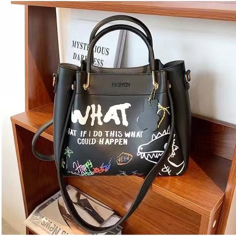 BJ60443 - BEIGE/BLACK/BROWN/PINK - TAS TOP HANDLE TOTEBAG JINJING SLEMPANG WANITA FASHION IMPORT MODIS ELEGAN TERMURAH TERLARIS TERBARU BAGSTORE JAKARTA TAS BATAM ZCJ0443