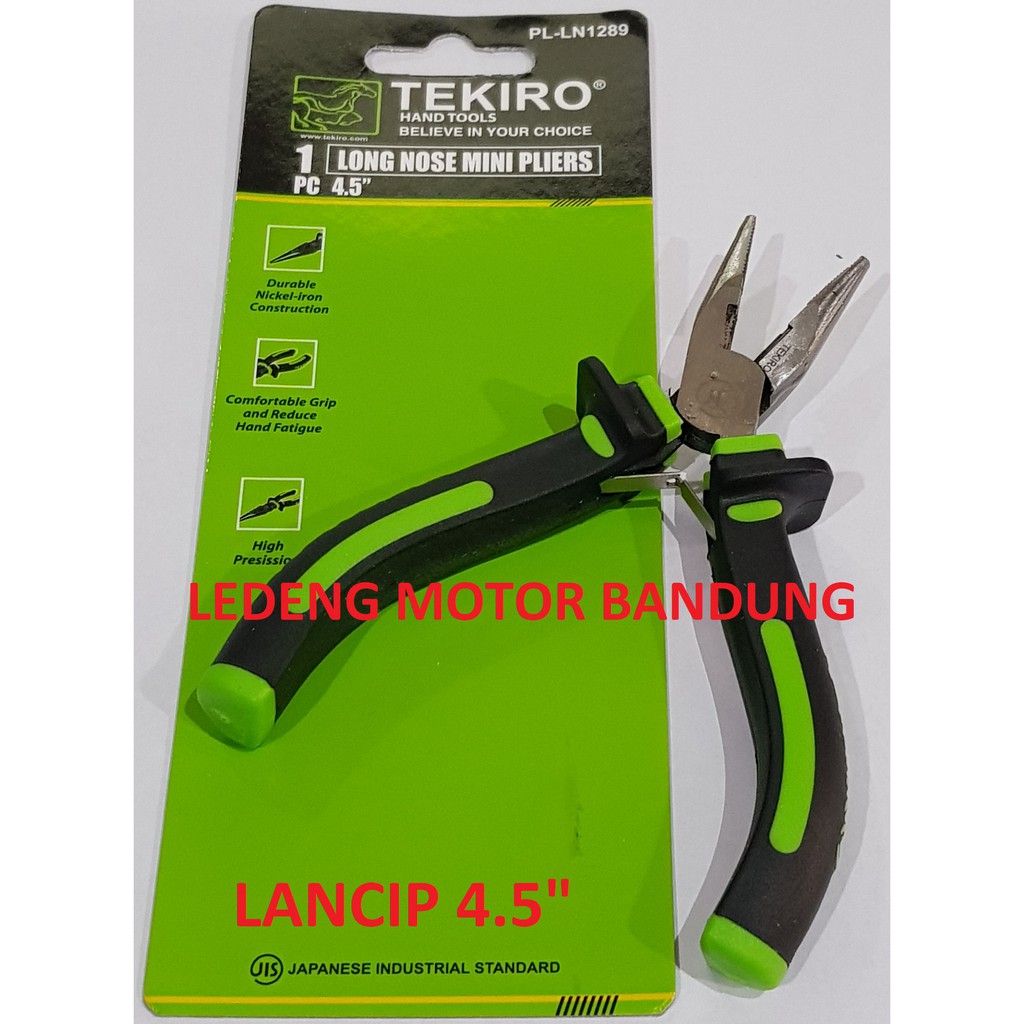 Tang Lancip Tekiro 4.5 inci Cucut Buaya Long Nose Plier 4.5&quot;