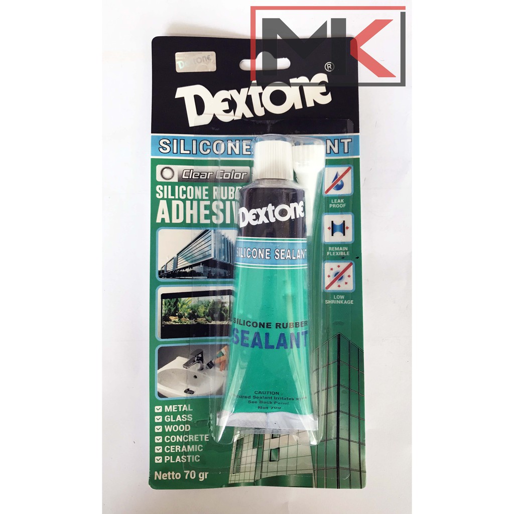 

Lem Silicone Sealant Dextone 70 gr / Lem Kaca Odol