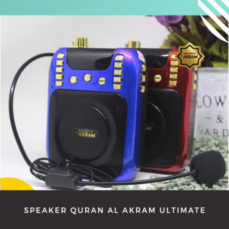 Speaker Murottal Al Akram Ultimate Biru dan Merah