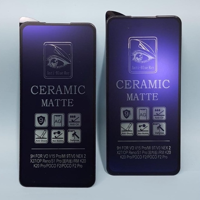 SCREEN PROTECTOR CERAMIC MATTE ANTI BLUE OPPO RENO 6.6 - FA