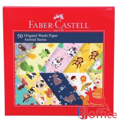 

Washi paper Faber Castell / Kertas Warna Lipat Origami 16 x 16 dan 15 x 15 / Motif Lucu