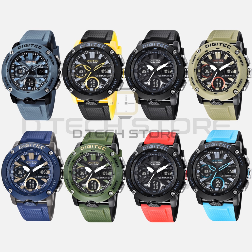 Jam Tangan DIGITEC DG-2094 Original +1 Free Strap/DA-2094 Original Digitec 100%