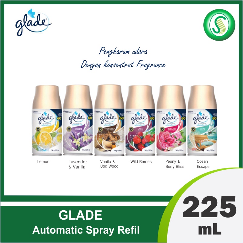 GLADE AUTOMATIC SPRAY REFIL 225mL - Pengharum Ruangan Glade Matic