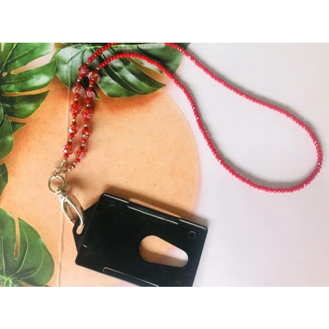 

Office & Stationery | Document Organizer | Name Tag Id Card Lanyard Tali Kalung Strap Kristal Morano | Best Seller