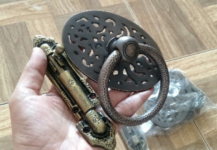 Handle Pintu Gebyok Atau Tarikan Pintu Kuningan Gebyok 64