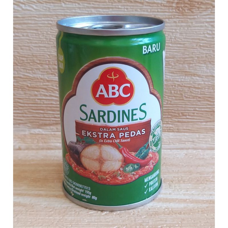 

✔MURAH Sarden ABC Extra Pedas 155gr