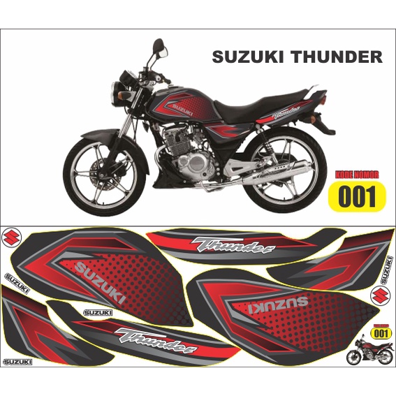 striping thunder grafis / decal thunder grafis / variasi thunder grafis