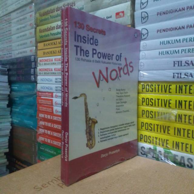 Buku 130 Secrets Inside The Power Of Words Rahasia Dibalik Kesuksesan Kata Kata Shopee Indonesia