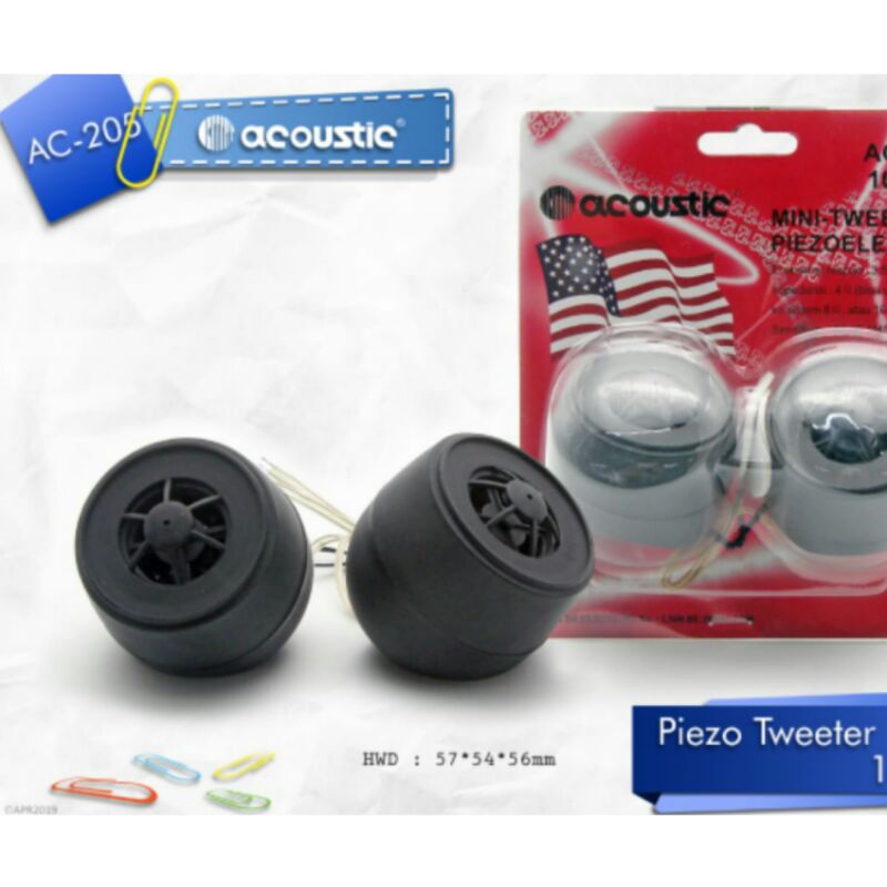 Tweeter Acoustic AC 205 Piezo Tweeter Mini Acoustic AC205