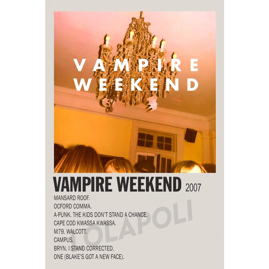 Poster Cover Album Vampire Weekend - Vampire Weekend