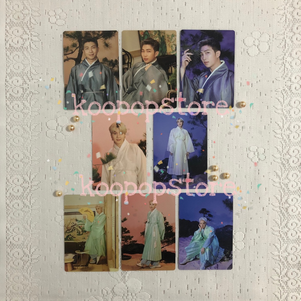 [READY STOCK] - Official BTS Mini Photocard MPC Dalmajung 2021 Rap Line - RM Namjoon, J-Hope Hoseok 