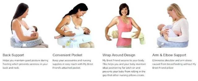 wrap around nursing pillow