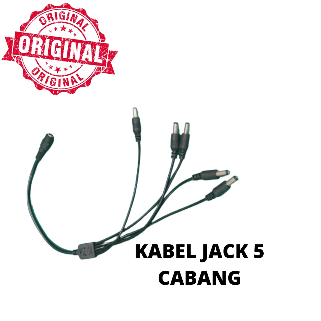 KABEL JACK 5 CABANG CUMI