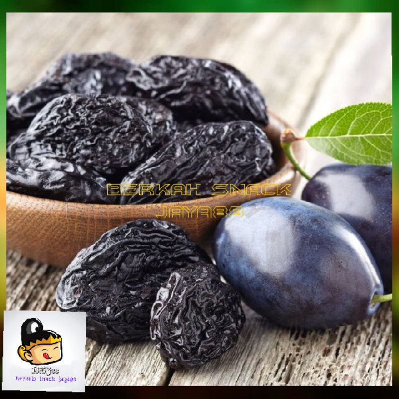

Buah plum hitam basah manisan tanpa biji (250grm)