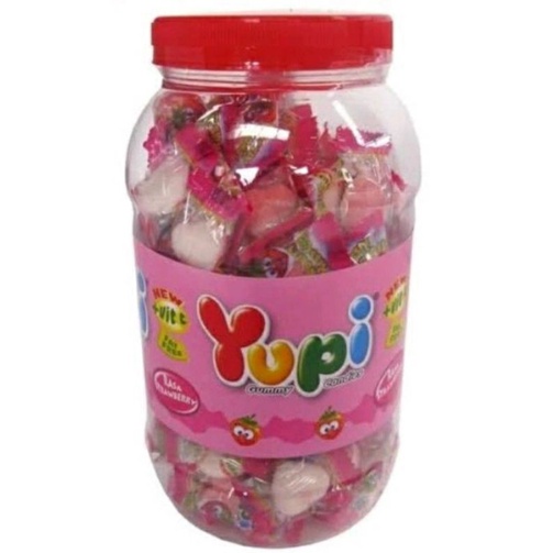 

Yupi stroberi kiss toples 300 gr