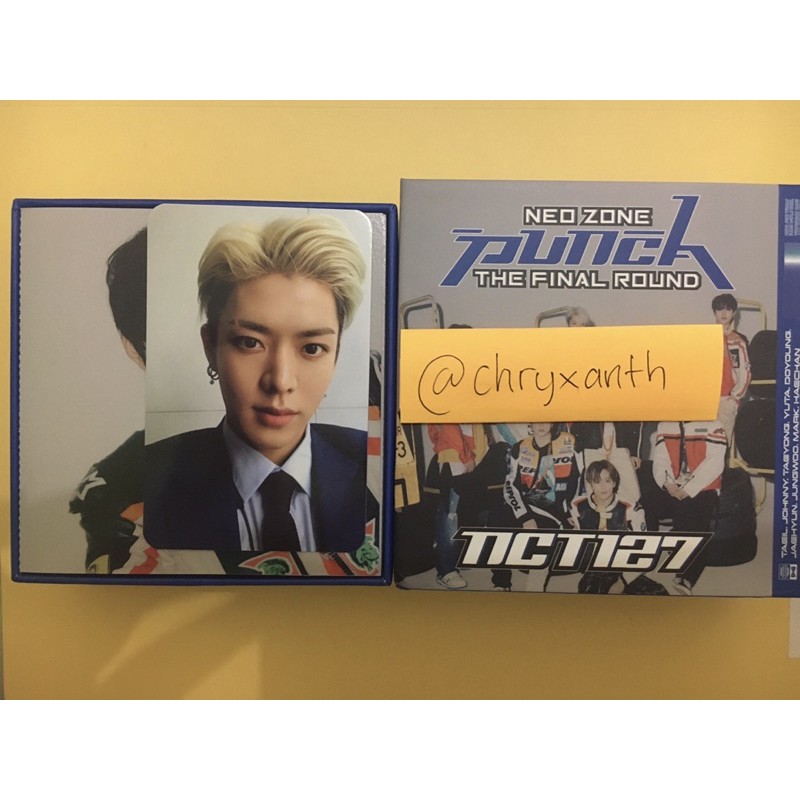 BOOKED PHOTOCARD NCT YUTA THE FINAL ROUND PUNCH KIHNO 1ST PLAYER