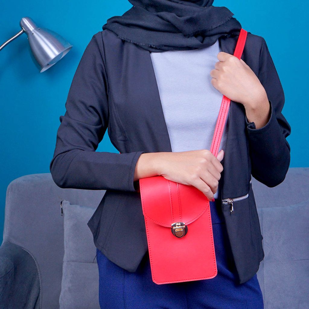 Tas Selempang Multifungsi Slingbag Wanita Trendy Untuk Hp Sophia 0L14 Kulit PU Kualitas Premium Tas Slempang Wanita Kulit Waistbag Tas HP Selempang Multifungsi For Smartphone