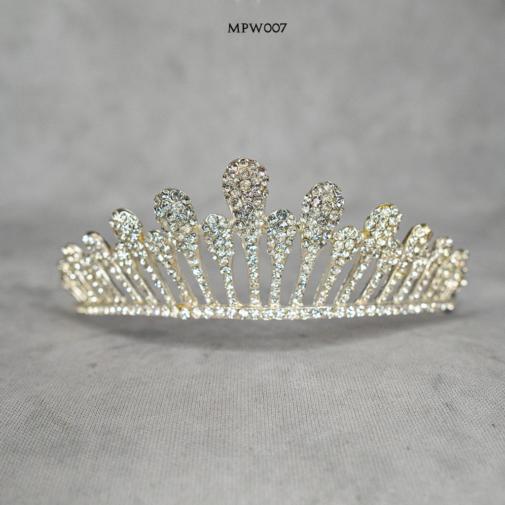 [PRODUK FAVORIT] MAHKOTA PESTA AKSESORIS WEDDING PENGANTIN CROWN MPW007