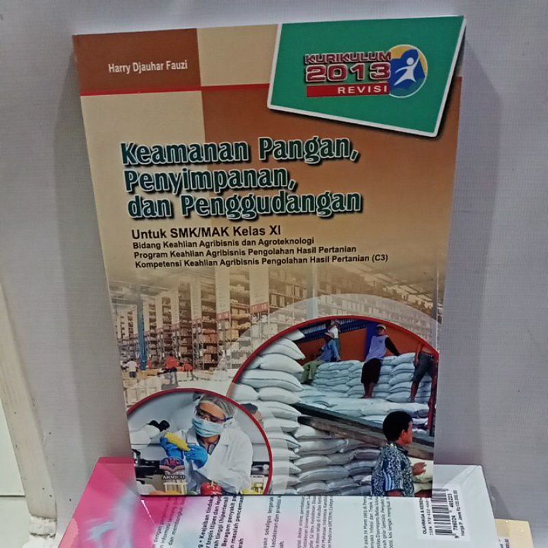 

buku keamanan pangan penyimpanan dan penggudangan untuk SMK kelas 11
