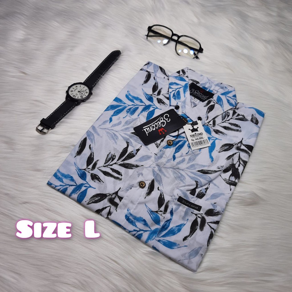 Kemeja Surfing Lengan Pendek size L