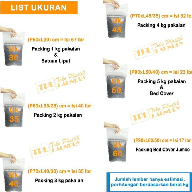 Promo Plastik Jinjing Laundry min. 5 Kg