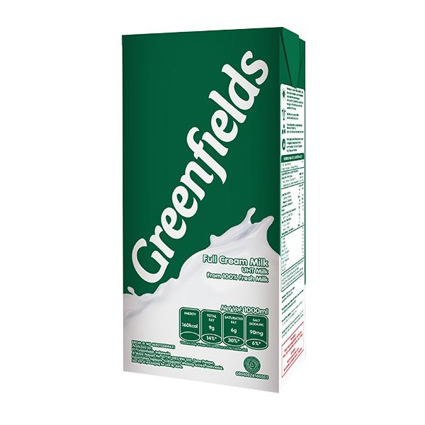 

Greenfieds UHT Full Cream Milk 1000 Ml (1LT)