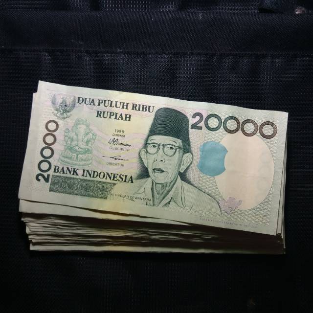 Uang Kuno 20000 Rupiah Ki Hajar Dewantara Ekonomis