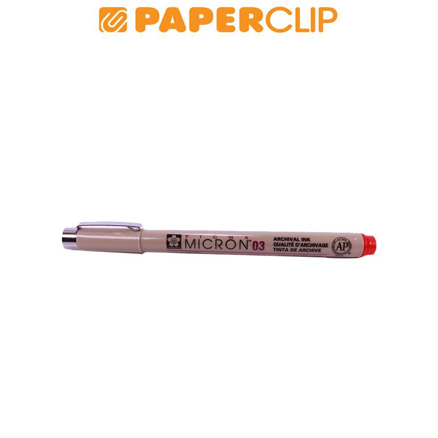 

BALLPOINT SAKURA PIGMA MICRON 03 RED