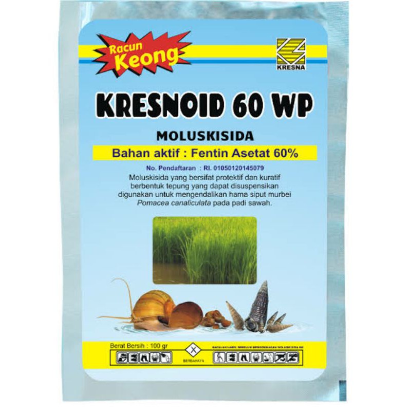 Harga Pabrik Kresnoid 60wp 100 Gram Moluskisida Obat Pembasmi Keong 0Lm5zNVs6OWGyK