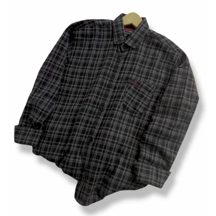 PREMIUM KEMEJA KOTAK KOTAK FLANNEL CASUAL LENGAN PANJANG UNISEX HEM PRIA WANITA KEMEJA WANITA FLANEL-F13