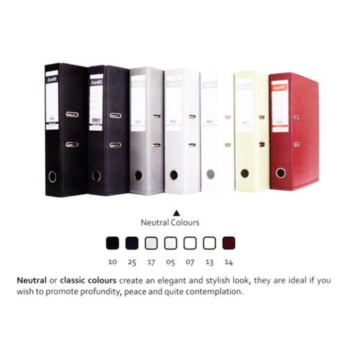

Ordner Bantex Lever Arch File PVC F4 1466V - 5cm
