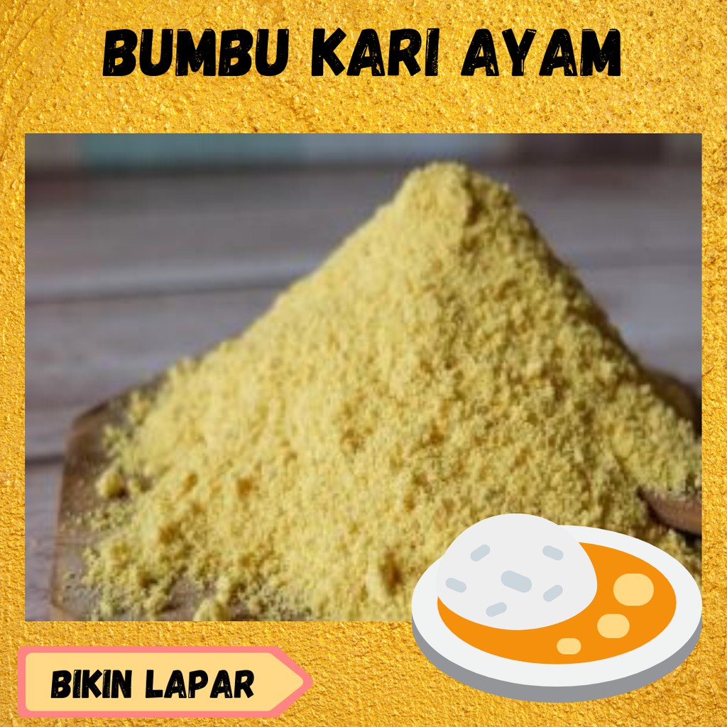 Jual Bumbu Tabur Kari Ayam 1 Kg Food Grade 1kg Bubuk Bumbu Cilor Papeda