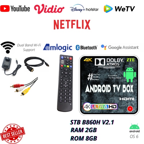 STB ANDROID ZTE B860H V2.1 FULLDATA (OPEN ALL CHANNEL +500 CHANNEL)