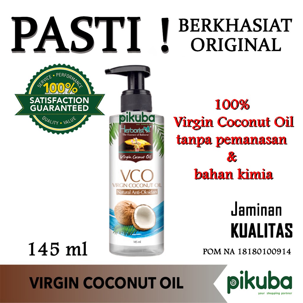 

Herborist Virgin Coconut Oil Natural Anti Oksidan VCO Minyak Kelapa Murni Sehat ASLI