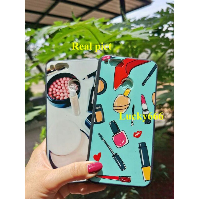 Soft case motif lipstik mi a1 silikon motif make up xiaomi redmi a1 mi a1 mia1