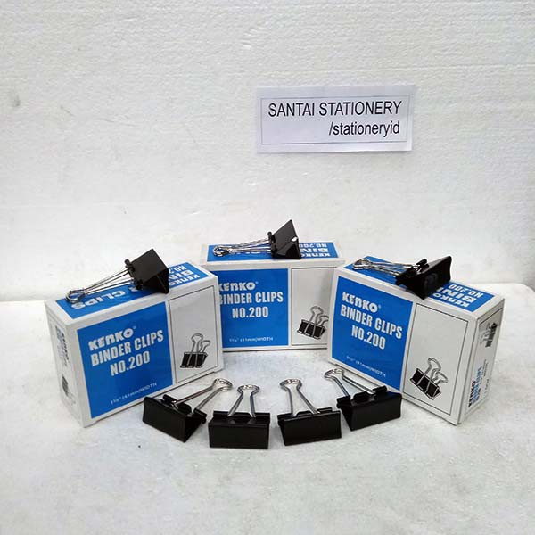 

Kenko Binder Clips No.200 Penjepit kertas Document Organizer