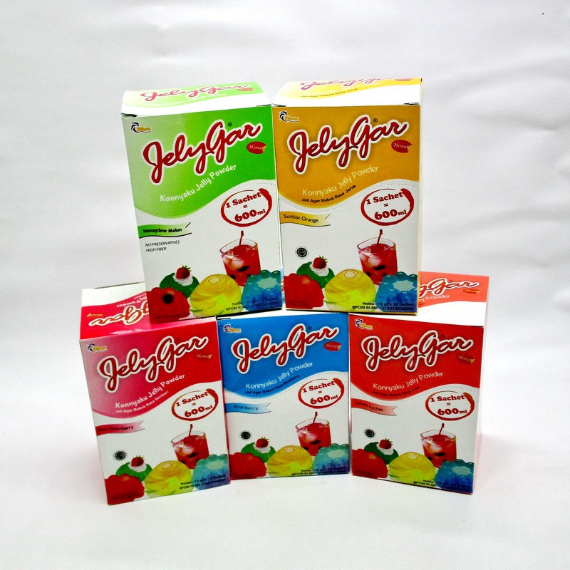 

Jelygar Hemat Ethoz Konnyaku Jelly Powder 12x10gr Per Box