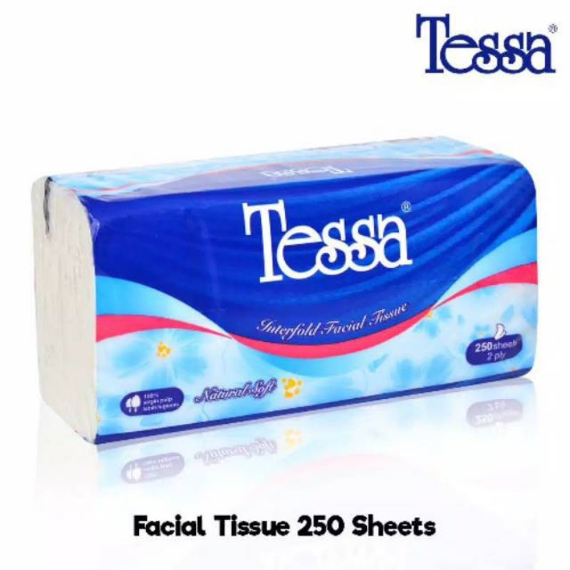 See u Classic Facial Tisu/Tissu Wajah TERMURAH - 250 Sheet-Tessa - 250 Sheet