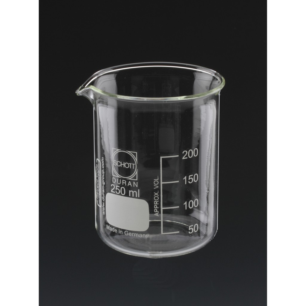 Beaker glass low form cap. 400 ml, DURAN/ Gelas piala | Shopee Indonesia