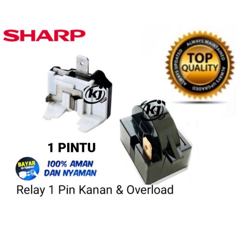 Relay Ptc Overload Kulkas Sharp 1 Pintu / 2 Pintu