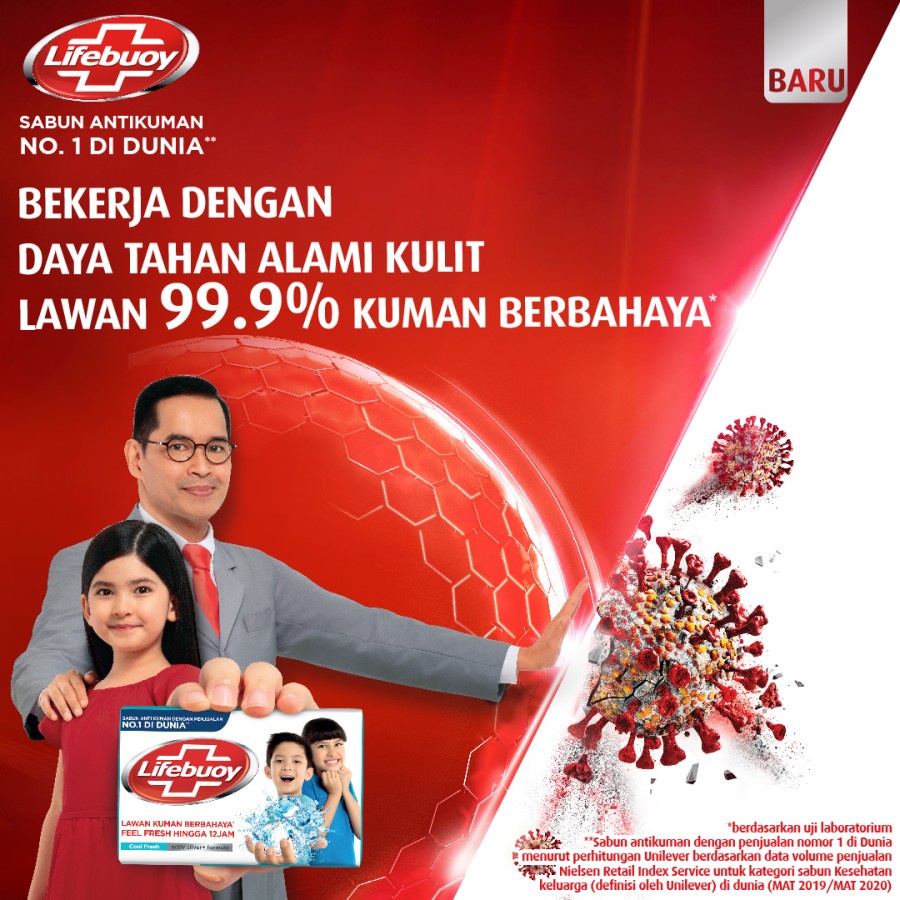 LIFEBUOY COOL FRESH ANTIBACTERIAL BODY WASH 400ml REFILL - Sabun Cair