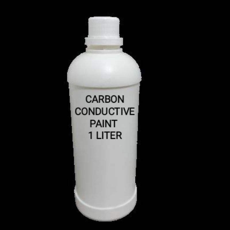 Carbon Conductive  paint cat penghatar arus listrik wire glue  noise gitar isi  1 Liter