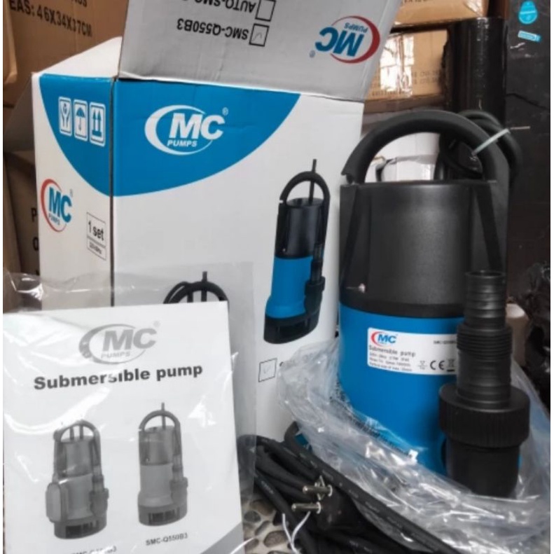 Pompa Celup Kolam Ikan Mc Pump 125Watt Mesin Pompa Air Celup Plastik
